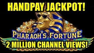 $$ FREEPLAY HANDPAY JACKPOT $20 BET Pharaoh's Fortune High Limit igt slot machine