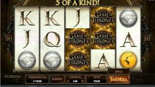 Svenska Spelautomater Game of Thrones gratis
