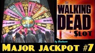 **MAJOR JACKPOT** The WALKING DEAD slot machine MAX BET HUGE BONUS WIN!