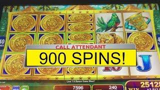 1000x JACKPOT! 900 FREE SPINS MAYAN CHIEF! WIFE DOES IT AGAIN!