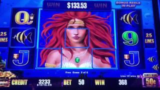 •️Multiple High Limit Lightning Link Slot Machine Bonuses $1.00 And .50 Denominations •️