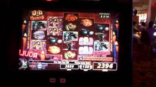 Slot machine bonus win on Dia De Muertos at Borgata Casino in Atlantic City, NJ.