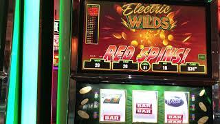 VGT "Lucky Ducky Electric Wilds" $18 Red Win Spins JB Elah Slots Choctaw Casino, Durant, OK