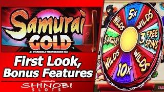 Samurai Gold Slot - First Look at New Incredible Technologies Game