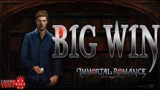 BIG WIN on Immortal Romance - Michael Free Spins - Microgaming Slot - 2,40€ BET!