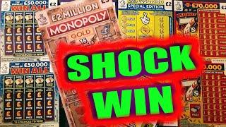 SHOCK WINNER...MONOPOLY..YELLOW DOUBLER..£100 MATCH BONUS..RED HOT 7s..WIN ALL..HOT £50s..MATCH 3