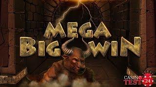 MEGA BIG WIN ON MINOTAURUS SLOT (ENDORPHINA) - 5€ BET!