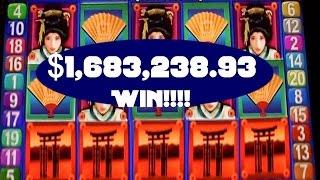 1ST Spin $1.6 Million Win Vegas Elite High Roller Video Slots Aristocrat, Jackpot Geisha Deluxe Slot