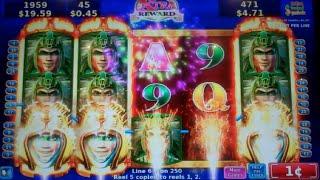 Wild Aztec Slot Machine Bonus - 10 Free Games with Replicating Wild Reel - Nice Win (#1)
