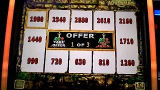 Golden Adventure slot machine bonus pick at Sands Casino at Bethlehem