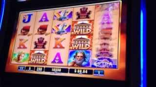 Great Zeus - WMS Slot Machine Bonus Win