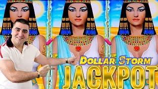 Quickest JACKPOT I Have Ever Won On DOLLAR STORM Slot Machine