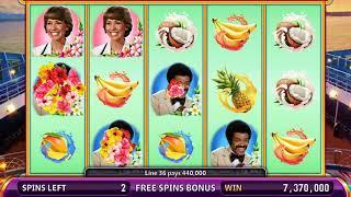 THE LOVE BOAT: SETTING SAIL Video Slot Casino Game with a SUNSET CRUISE FREE SPIN BONUS