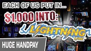 ⋆ Slots ⋆ $1,000 IN FOR EACH OF US on Lightning Link: HIGH STAKES ⋆ Slots ⋆ Will We Come Out ON TOP?