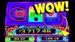 CINDY & I WIN BIG!! • SAPPHIRES, RUBYS,  OH MY!!  LIFE OF LUXURY 3-REEL! • BRENT SLOTS