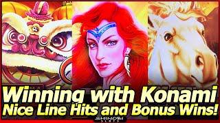 Winning With Konami Slots - Scorching Stallion, Lion Festival, Bills & Thrills and Jurassic Queen