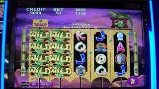 KOMODO DRAGON - Free Spins Bonus Round Slot Machine Win