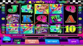 Free Crazy80's Slot by Microgaming Video Preview | HEX