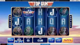 Top Gun slot by Playtech - Gameplay