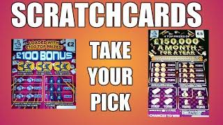 SCRATCHCARD..GAME...VIEWERS PLAY TAKE YOU PICK. SCRATCHCARD GAME....WHoooooOOOOO