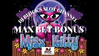 ~** MAX BET BONUS **~ Miss Kitty Slot Machine ~ ARISTOCRAT THROWBACK! ~ LOCKING WILDS! • DJ BIZICK'S