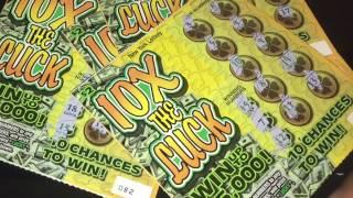5 of the 10X the luck New York Scratch offs