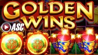 •$100 DOUBLE OR NOTHING!• GOLDEN WINS (DA JI DA LI) | Slot Machine Bonus (AGS)