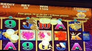 Aristocrat's 5 Dragons Deluxe Slot Machine - Mystery Choice (Part 3)