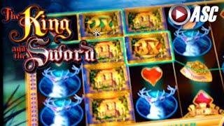 KING AND THE SWORD | WMS - Big Win! Slot Machine Bonus