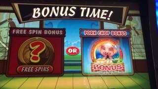 Karate Pig Slot Machine! ~ PORK CHOP BONUS ~ FUN GAME! ~ BIG WIN! ~ KEWADIN Hessel • DJ BIZICK'S SLO