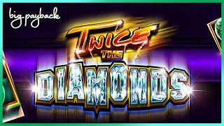 Twice the Diamonds Slot - BIG WIN SESSION!