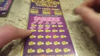 NEW GAME! $200,000 JACKPOT $20 CONNECTICUT LOTTERY SCRATCH OFF TICKET!