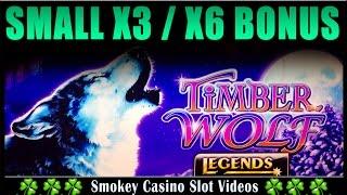 Timberwolf Deluxe Small Slot Bonus Win - Aristocrat