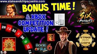 • Slot BONUSES & ROULETTE + XBOX ONE S COMPETITION • Casino Big wins & Give away
