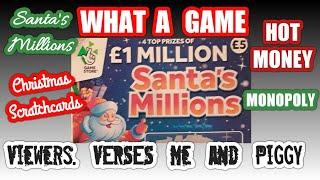 Scratchcards...SANTA'S MILLIONS...STOCKING FILLERS....HOT MONEY...MONOPOLY