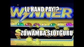 LL Hand Pay! $25 Max Bet Lightning Link Slot Machine Hold and Spin! BONUS Bam! Casino