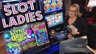 •Triple Big Wheel Spin BONU$ •Little Green Men 2 Slots! •Slot Ladies