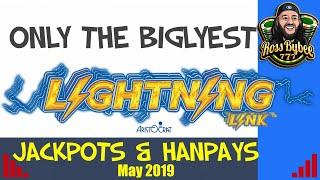 Big Slot Machine Handpays•Lightning Link•7 Jackpots • Biglyest May 2019