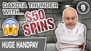 ★ Slots ★ INSANITY: $50 SPINS ★ Slots ★ HIGH-LIMIT Dakota Thunder = BIG WINS & FREE GAMES