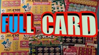 INSTANT £100...HIDDEN TREASURE..Flamingo Fortunes..£100,000 Yellow..Scrabble Cashwords