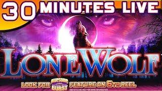• 30 Minutes LIVE on LONE WOLF / AWESOME REELS - [SLOT MUSEUM]