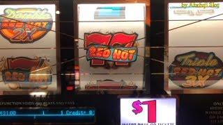 JACKPOT - Blazin' Gems•Big Win - Triple Double RED HOT - 3 Reels @San Manuel Casino & Pechanga