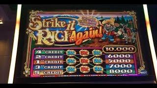 Eureka Strike it Rich Again 3 Reel Slot Machine Bonus