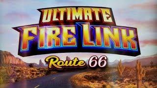 $10.00 BET & BIG WIN with REX LEE on ULTIMATE FIRE LINK ROUTE 66 SLOT POKIE BONUSES