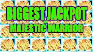 MY WIFE HIT THE BIGGEST JACKPOT ON MAJESTIC WARRIORS on YouTube