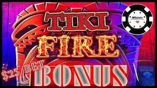 •️HIGH LIMIT Lightning Link Tiki Fire  •️$25 MAX BET BONUS ROUNDS Slot Machine