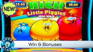 New⋆ Slots ⋆️Rich Little Piggies Hog Wild Win & Bonuses