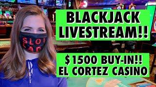 WORST Run Of Blackjack Ever?? ⋆ Slots ⋆ Double Deck Blackjack!! $2500 Buy-in!!