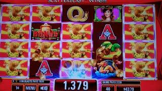 Fu Ru Huang Di Slot Machine Bonus + Nice Line Hit - 8 Free Games Win with Scatter Blast Feature