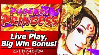 Phoenix Princess Slot - Live Play, Nice Line Hit and Big Win Free Spins Bonus